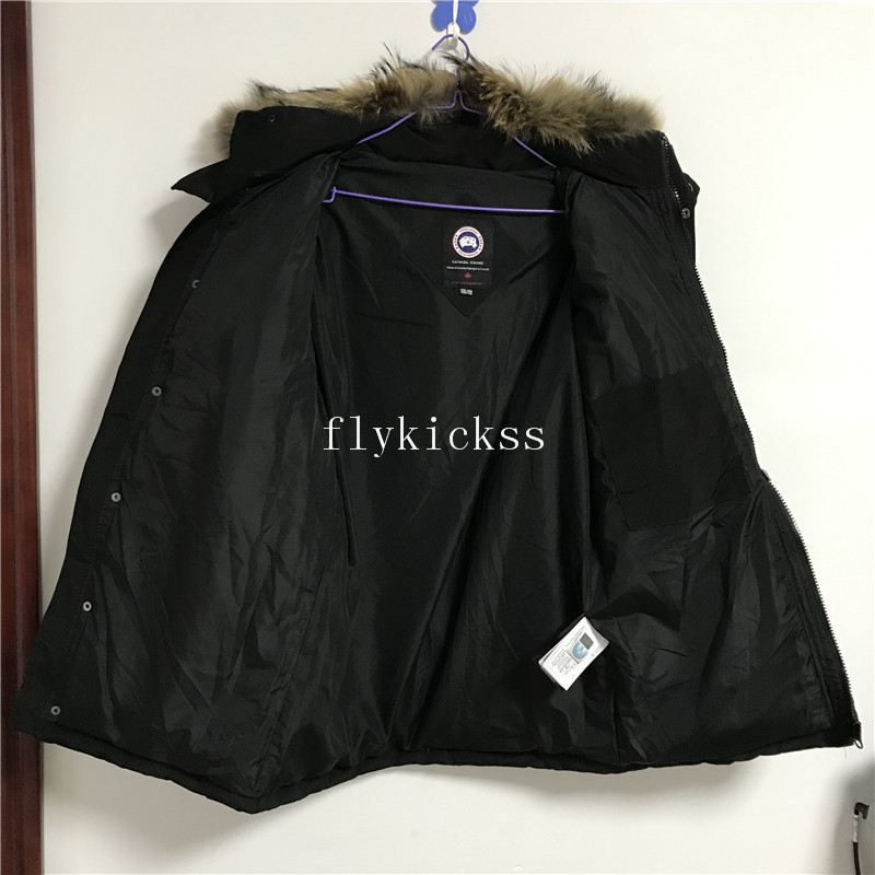 Nobis Canada Goose Black Coat Grey logo